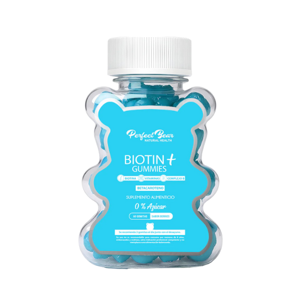 Gomitas Biotin+ Betacaroteno (60u) Perfect Bear