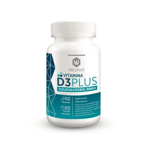 Vitamina D3 Plus (60Cap) Wellplus