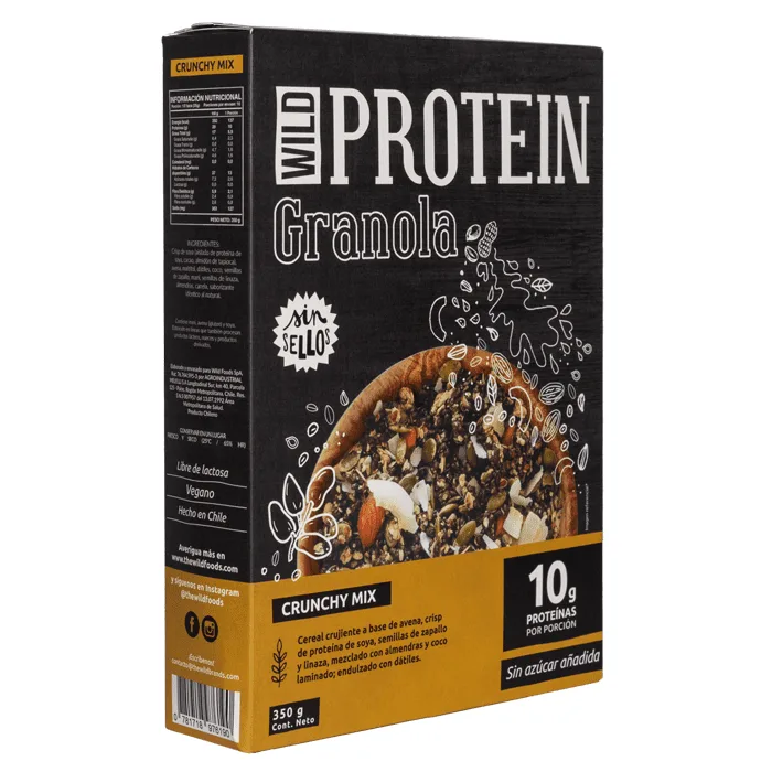 Granola proteica (350g) Wild Foods