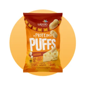 Puffs de Proteína y Queso Cheddar (40g) Wipala