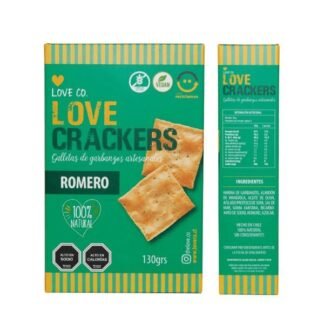 Crackers de romero (130g) Love Co