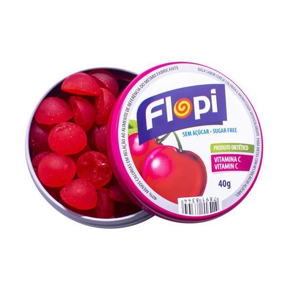 Caramelos light Cereza (40g) Flopi