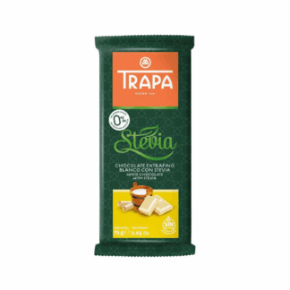 Chocolate Blanco Stevia (75g) Trapa