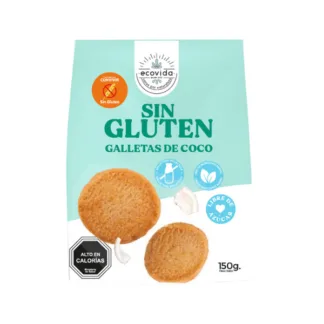 Galletas de Coco Sin gluten (150g) Ecovida