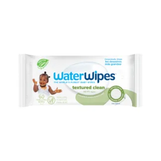 Toallitas húmedas texturizadas (60u) Water Wipes