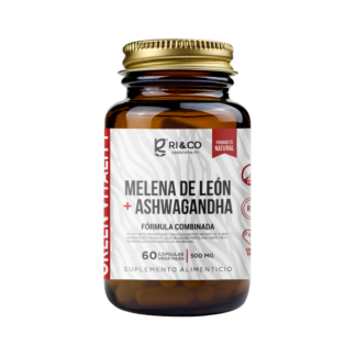 Melena de León + Ashwagandha 500mg (60Cap) Ri&Co
