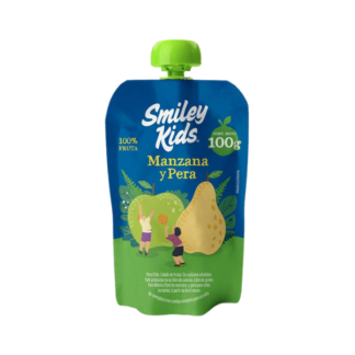 Compota Manzana y Pera (100g) Smiley Kids