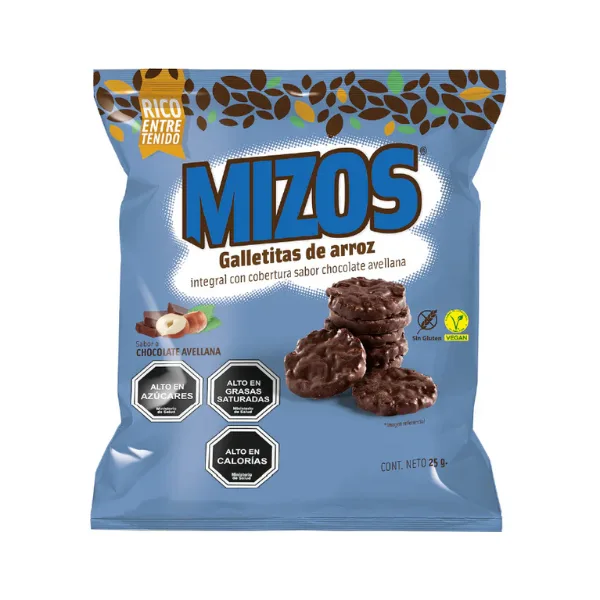 Mizos Chocolate Avellana (25g) Mizos