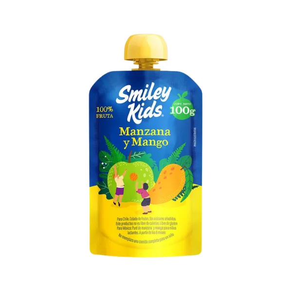 Compota Manzana y Mango (100g) Smiley Kids