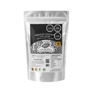 Monedas de Chocolate 70% (400g) Cacao Soul